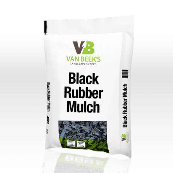 Black Rubber Mulch 25L Bag